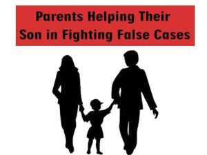 Parents Helping Their Son in Fighting False Cases