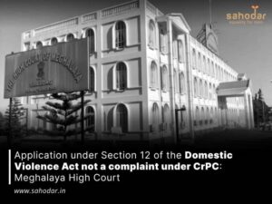 Application under Section 12 of the Domestic Violence Act