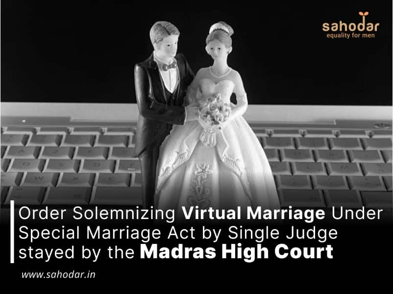 Order Solemnizing Virtual Marriage Under Special Marriage Act By Single Judge Stayed By The