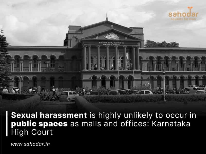 Sexual harassment is highly unlikely to occur in public spaces as malls and offices: Karnataka High Court