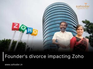 Founder's divorce impacting Zoho