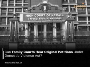 Can family courts hear original petitions under domestic violence act