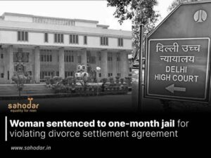 Woman sentenced to one-month jail for violating divorce settlement agreement