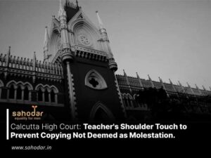 Teacher's Shoulder Touch to Prevent Copying Not Deemed as Molestation