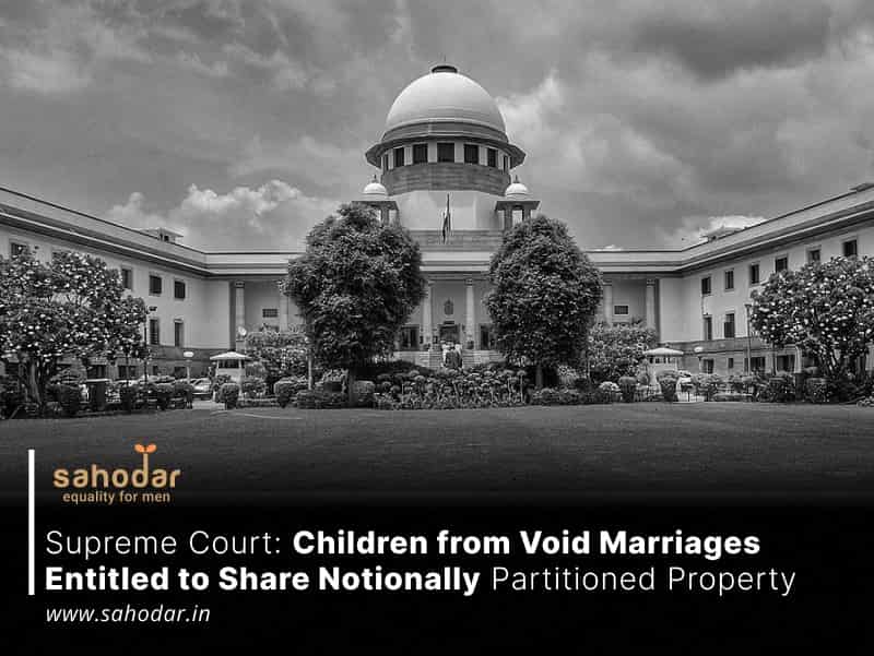 Children from Void Marriages Entitled to Share Notionally Partitioned Property.