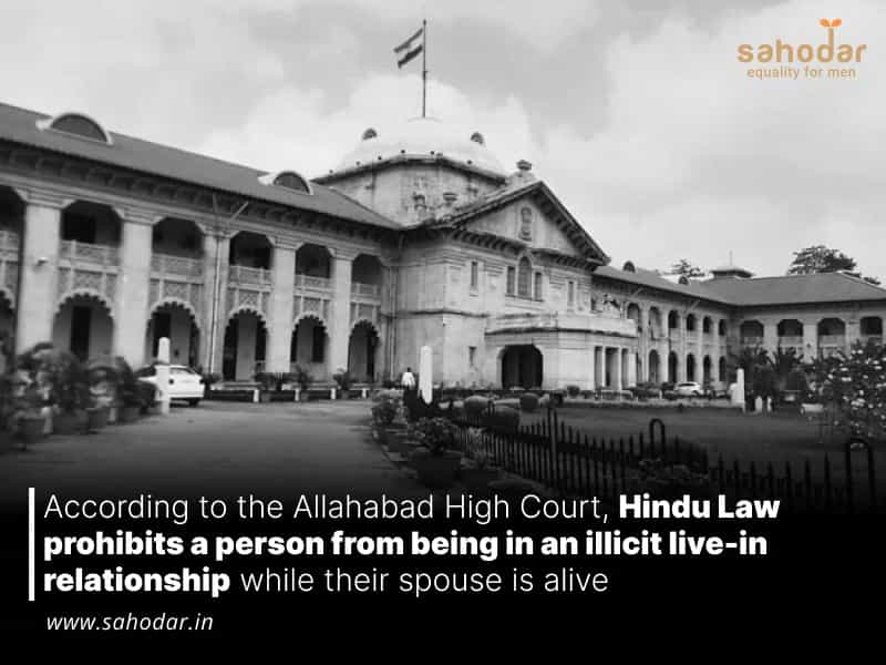 According to the Allahabad High Court, Hindu Law prohibits a person from being in an illicit live-in relationship while their spouse is alive