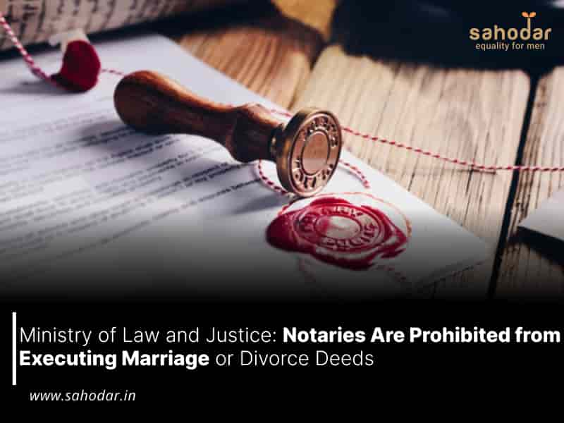 Notaries Are Prohibited from Executing Marriage or Divorce Deeds