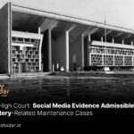 Social Media Evidence Admissible in Adultery-Related Maintenance Cases