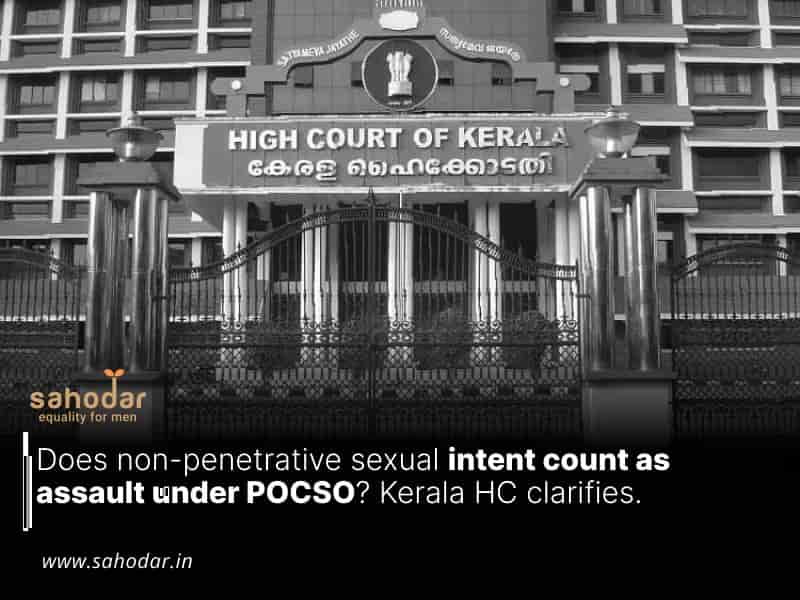 Does non-penetrative sexual intent count as assault under POCSO