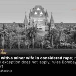 Sex with a minor wife is considered rape