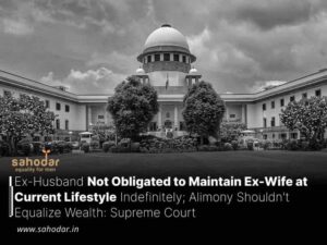 Ex-Husband Not Obligated to Maintain Ex-Wife Supreme Court