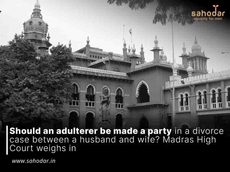 Adulterer be a party in a divorce case between a husband and wife