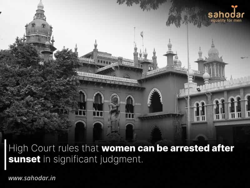 women can be arrested after sunset in significant judgment