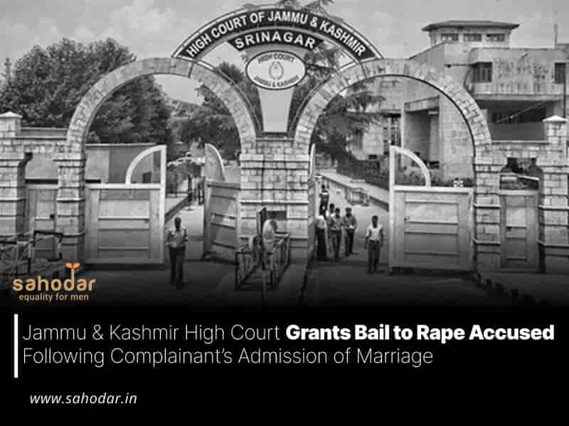 Jammu & Kashmir High Court Grants Bail to Rape Accused