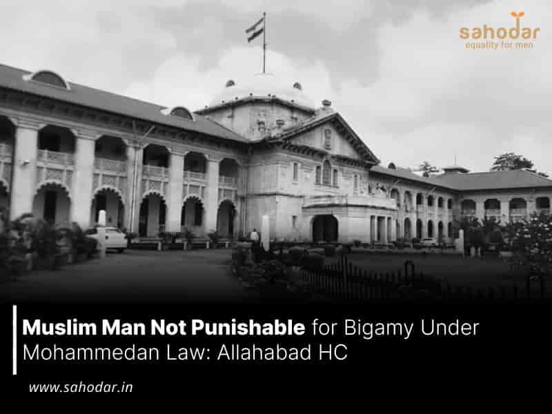 Muslim Man Not Punishable for Bigamy Under Mohammedan Law