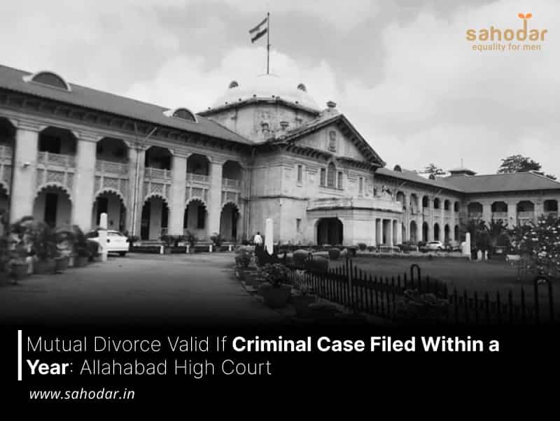 Mutual Divorce Valid If Criminal Case Filed Within a Year