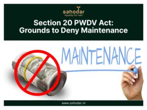 Section 20 of Domestic Violence Act, 2005