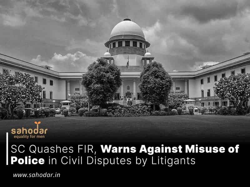 Supreme Court Quashes FIR, Warns Against Misuse of Police