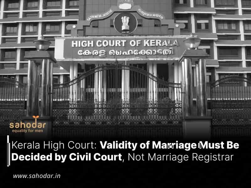 Validity of Marriage Must Be Decided by Civil Court