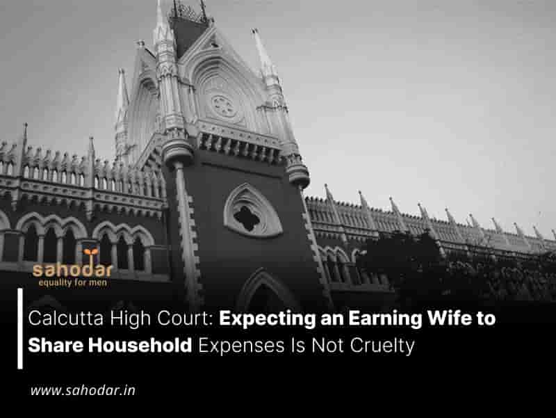 Expecting an Earning Wife to Share Household Expenses Is Not Cruelty