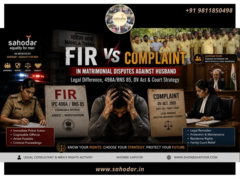FIR vs Complaint Against Husband Key Legal Difference