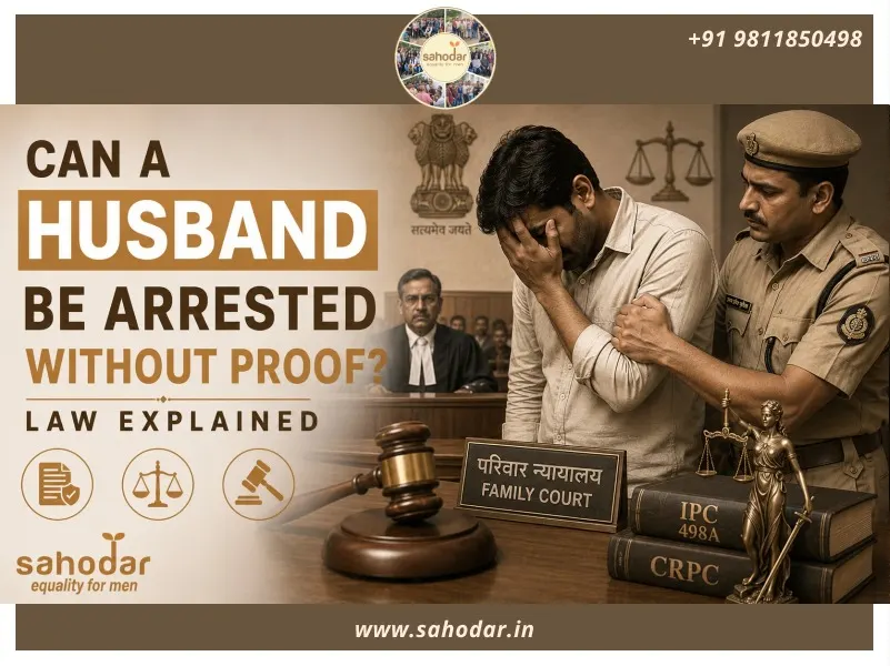 Can A Husband Be Arrested Without Proof Law Explained