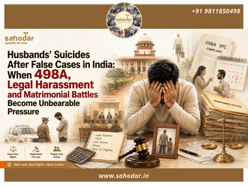 Husbands’ Suicides After False 498A Cases Legal Crisis